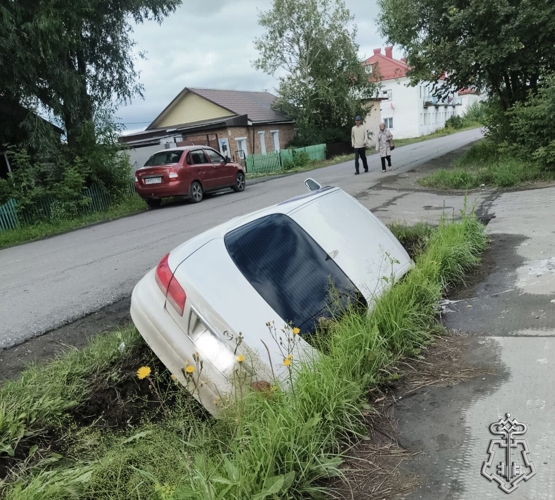В Омской области росгвардейцы задержали нетрезвого водителя, допустившего съезд в кювет