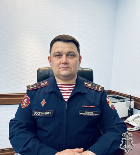 Личному составу Управления вневедомственной охраны по Омской области представили нового руководителя 