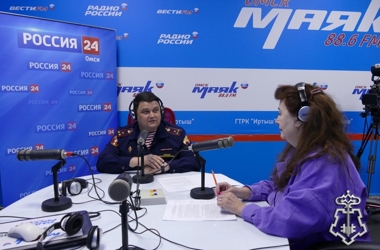 Начальник Управления вневедомственной охраны Росгвардии по Омской области стал гостем программы региональной радиостанции 