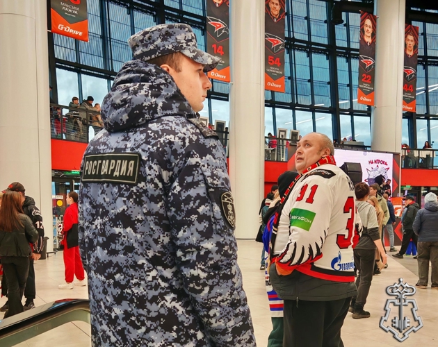 Росгвардия обеспечила правопорядок во время хоккейных матчей чемпионата КХЛ в Омске
