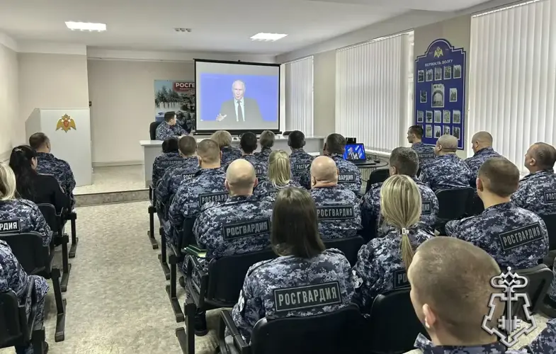 Сотрудники Управления вневедомственной охраны  посмотрели прямую трансляцию программы «Итоги года с Владимиром Путиным»