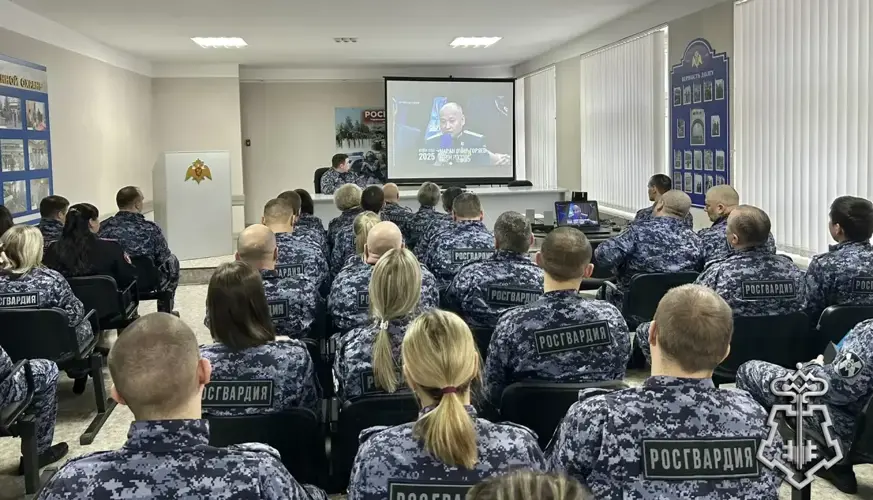 Сотрудники Управления вневедомственной охраны  посмотрели прямую трансляцию программы «Итоги года с Владимиром Путиным»