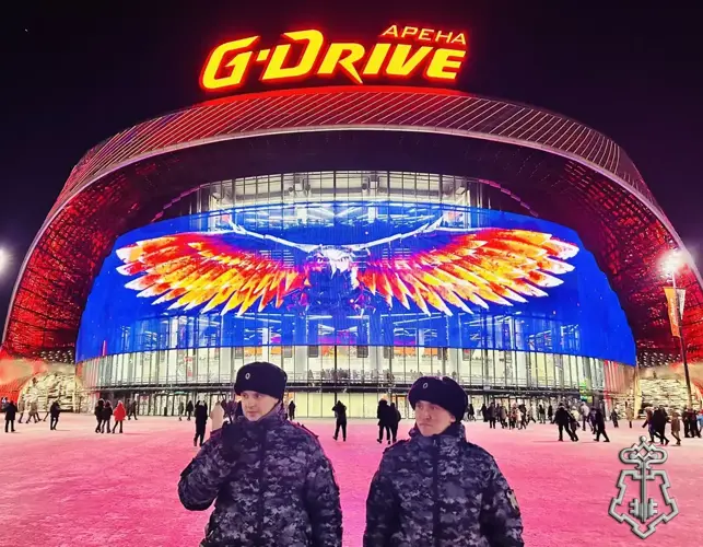 Сотрудники Росгвардии обеспечили безопасность хоккейных матчей в Омске