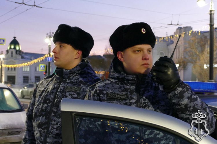 В период новогодних праздников росгвардейцы обеспечили безопасность граждан в Омской области