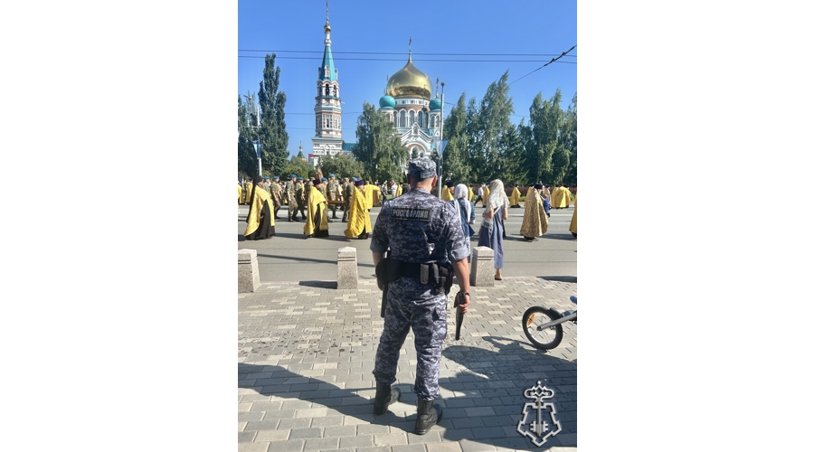 Росгвардейцы обеcпечили правопорядок при проведении  Крестного хода  в Омске
