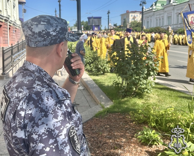 Росгвардейцы обеcпечили правопорядок при проведении  Крестного хода  в Омске