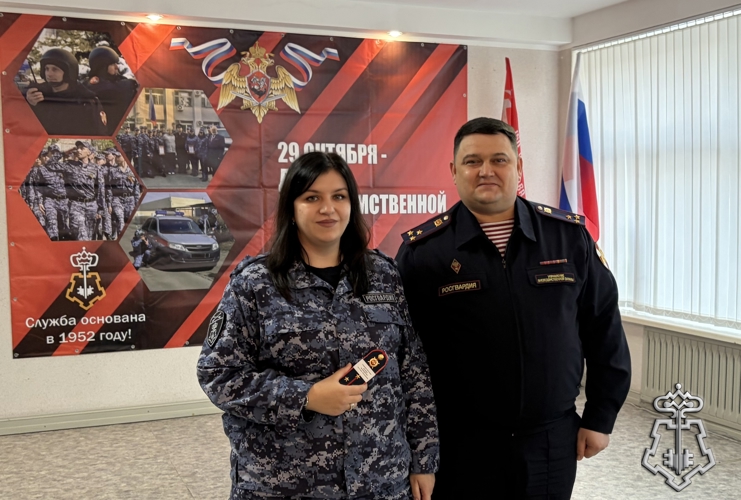 День образования вневедомственной охраны Росгвардии в Омске отметили вручением  наград и очередных специальных званий